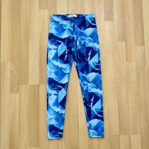 Abercrombie & Fitch Blue Patterned Kids Leggings